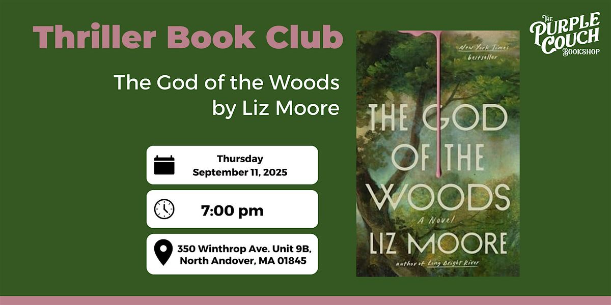 Thriller Book Club - God of the Woods