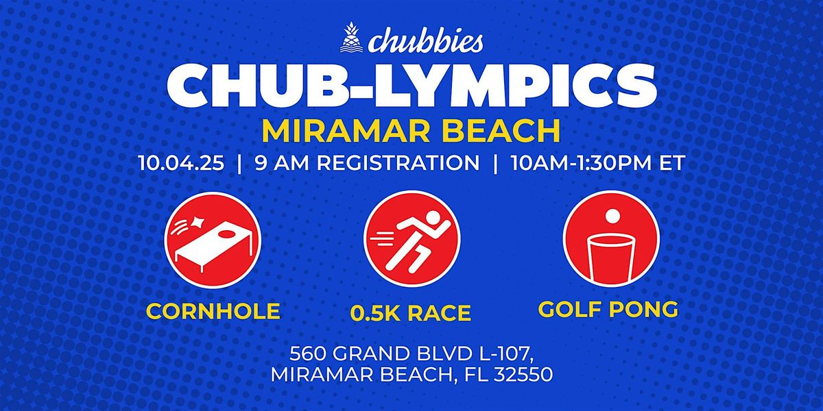 CHUBBIES MIRAMAR BEACH CHUB-LYMPICS