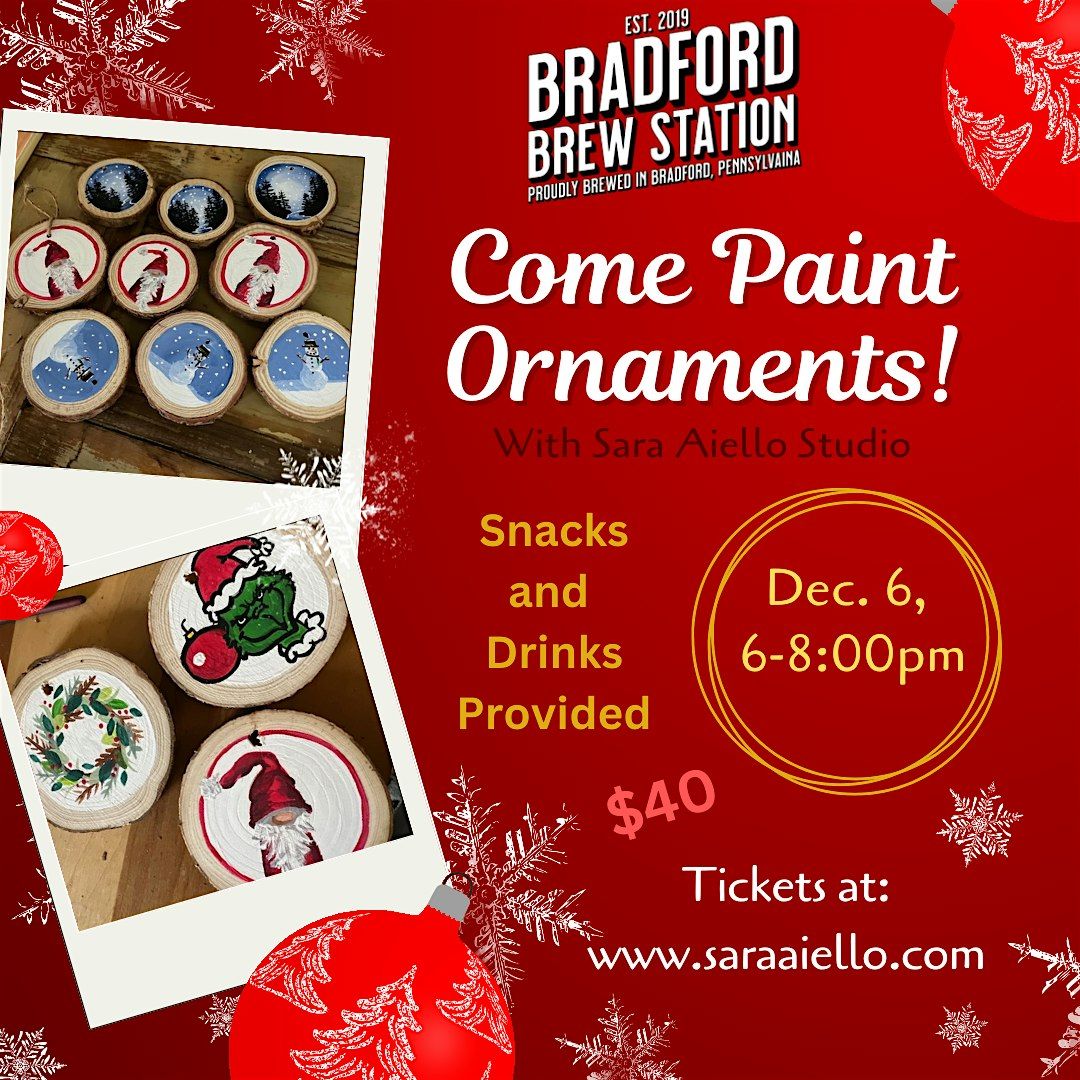 Bradford Brew Station Ornament Painting