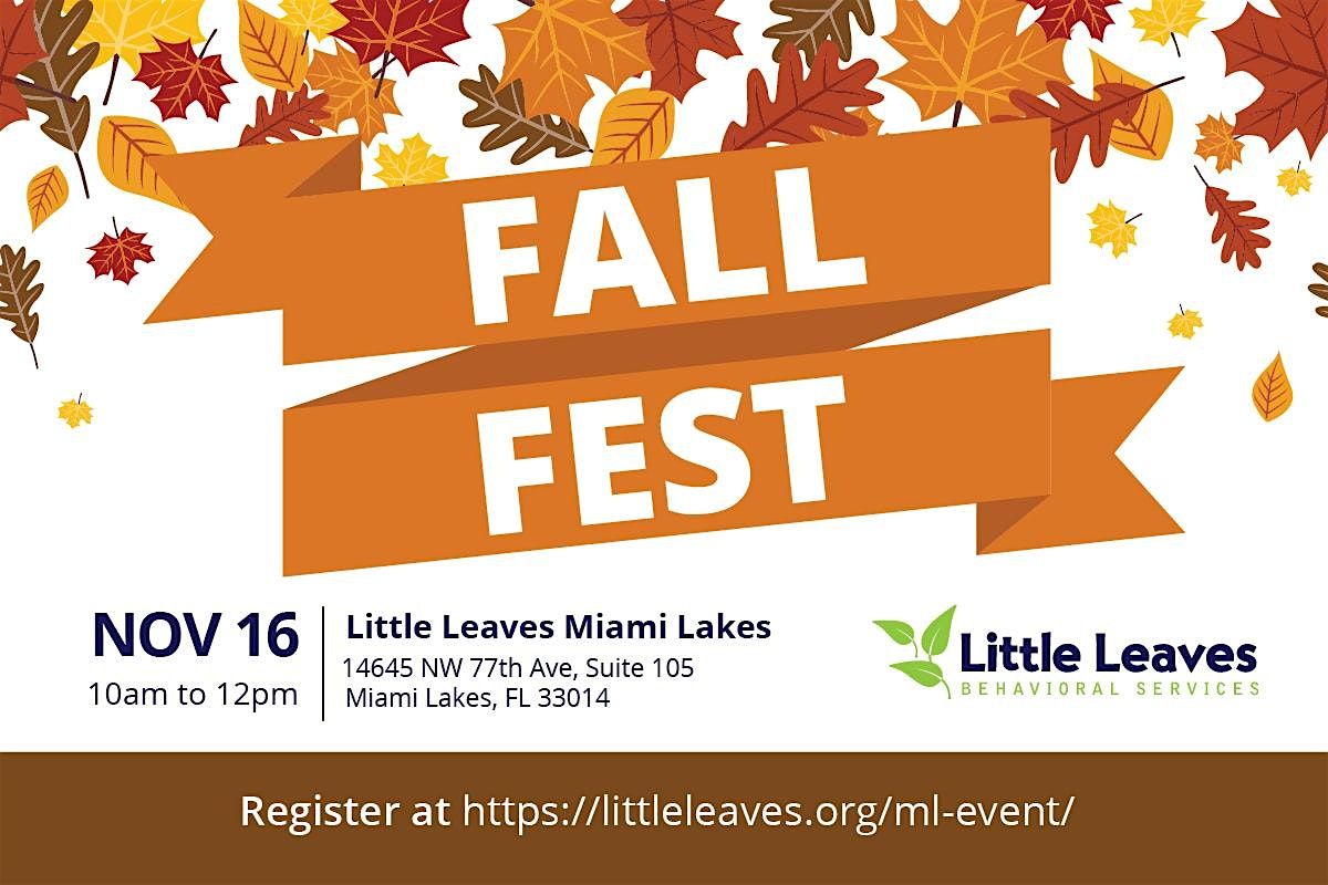 Fall Festival at Little Leaves Miami Lakes