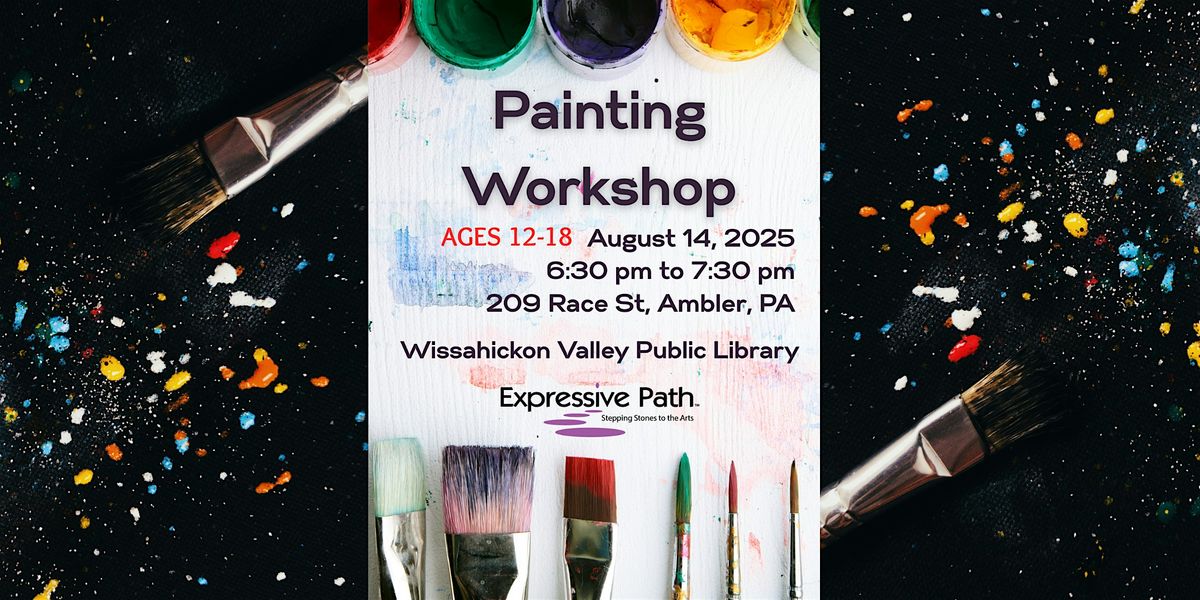 Teen Art Class with Expressive Path Art