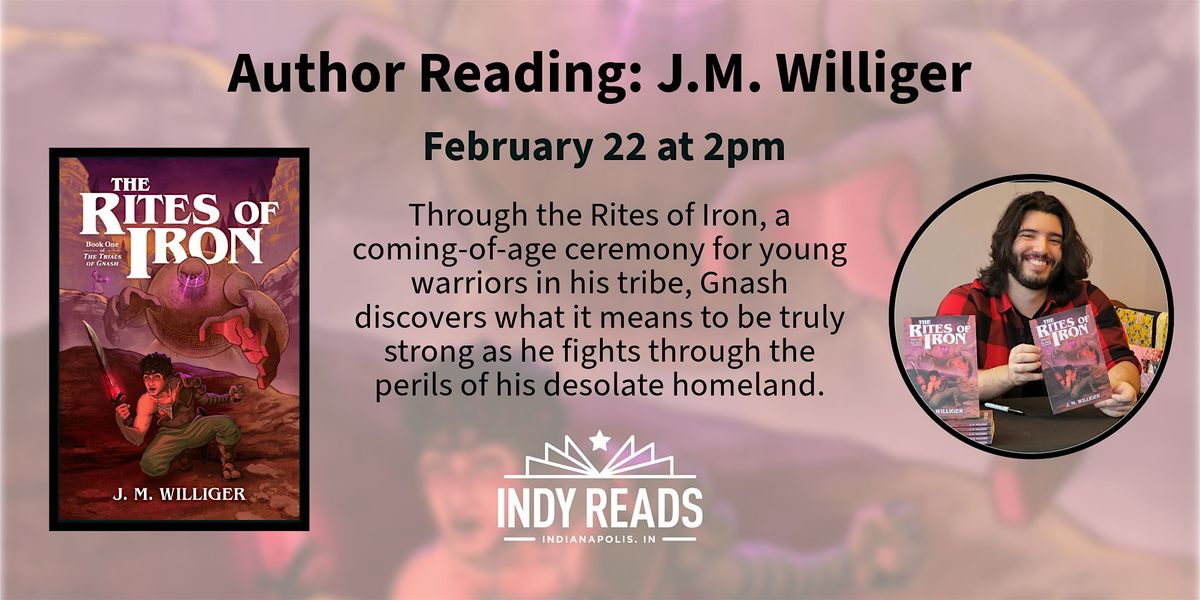 Author Reading: J.M. Williger