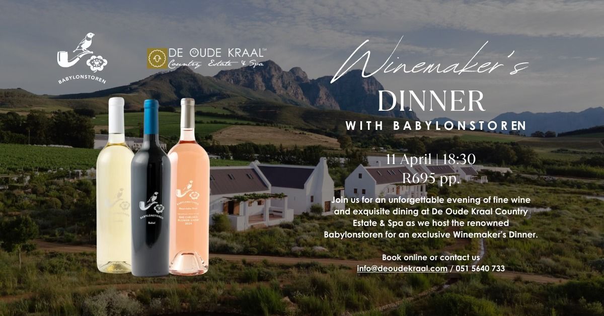 Wine Makers Dinner with Babylonstoren