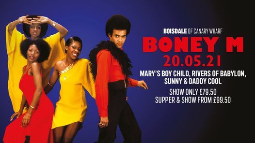 Boney M featuring Maizie Williams at Boisdale of Canary Wharf