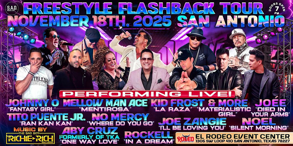 FREESTYLE FLASHBACK CONCERT SAN ANTONIO, TEXAS! TOUR 2025