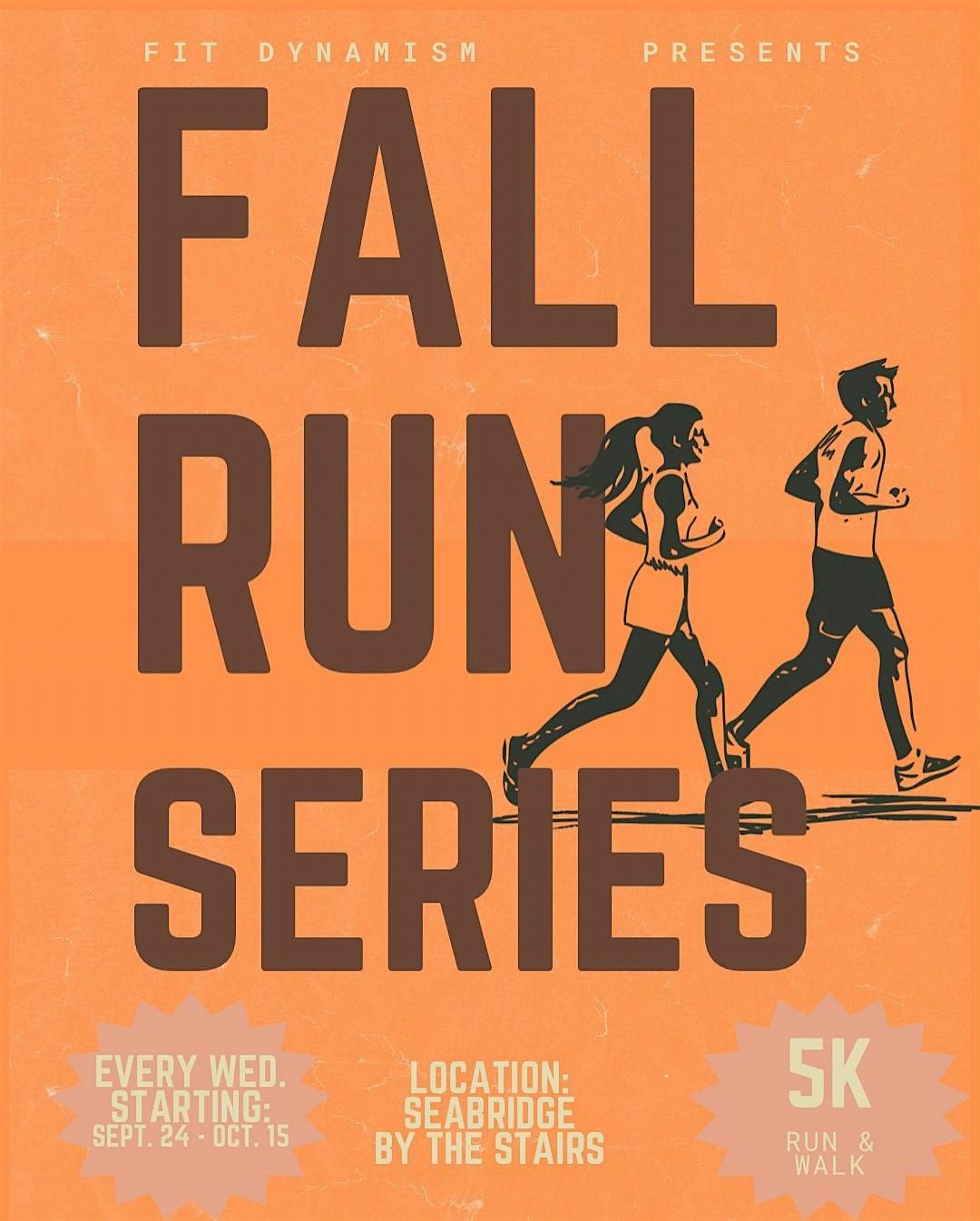 Fall Run Series Fest \u2014 Every Wednesday until October 15