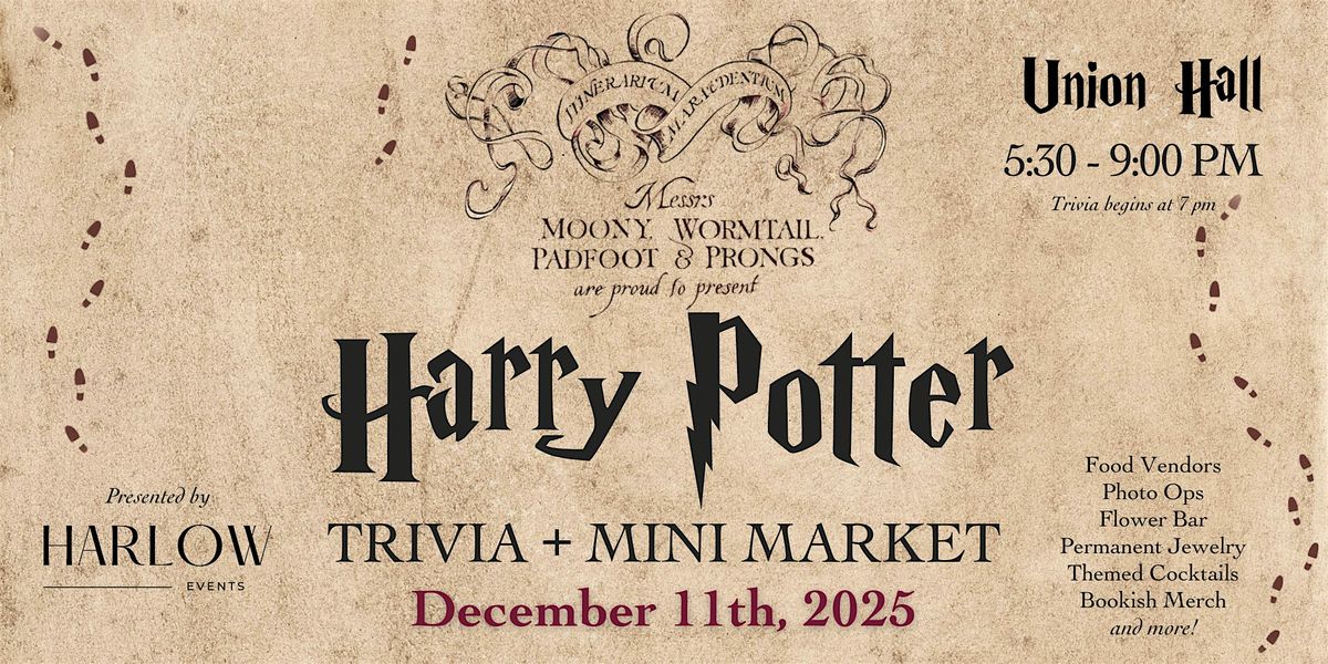 Harry Potter Trivia + Mini Market