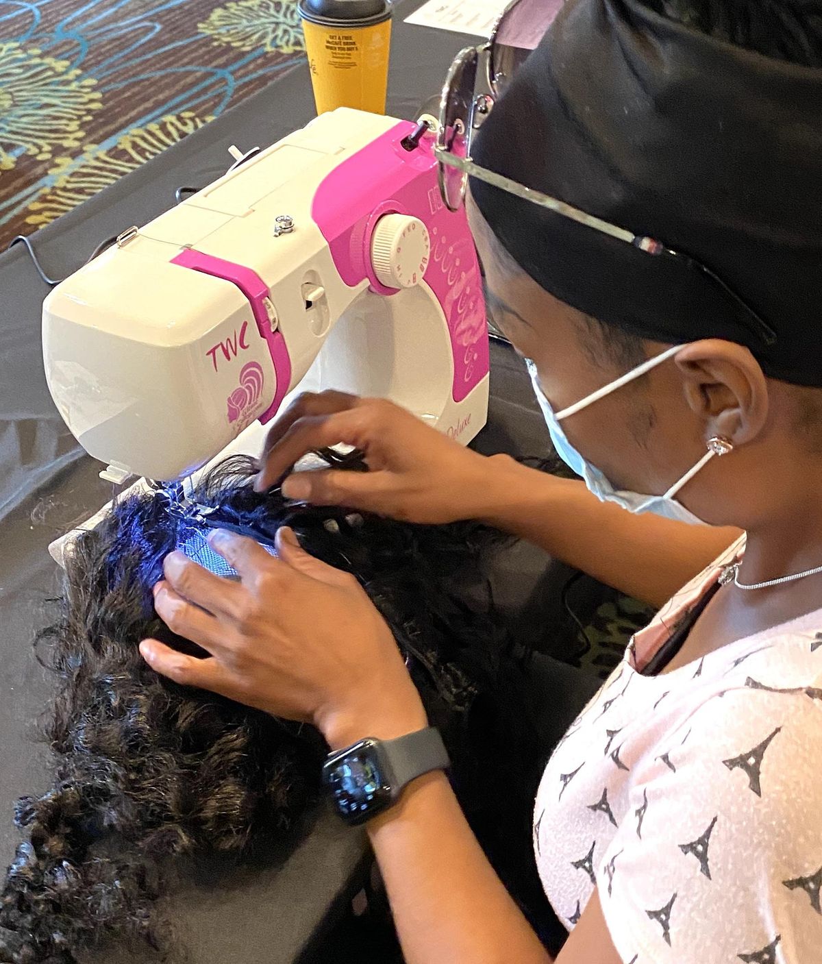 wig making sewing machine