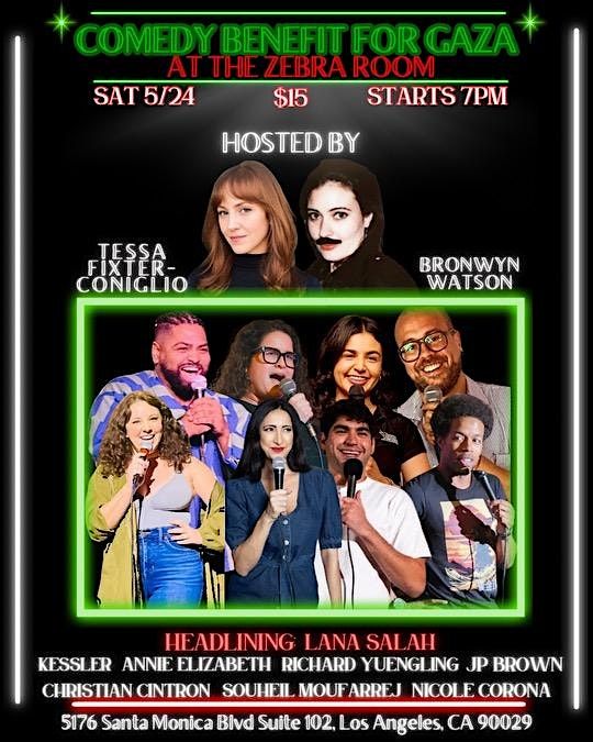 Comedy Benefit For Gaza