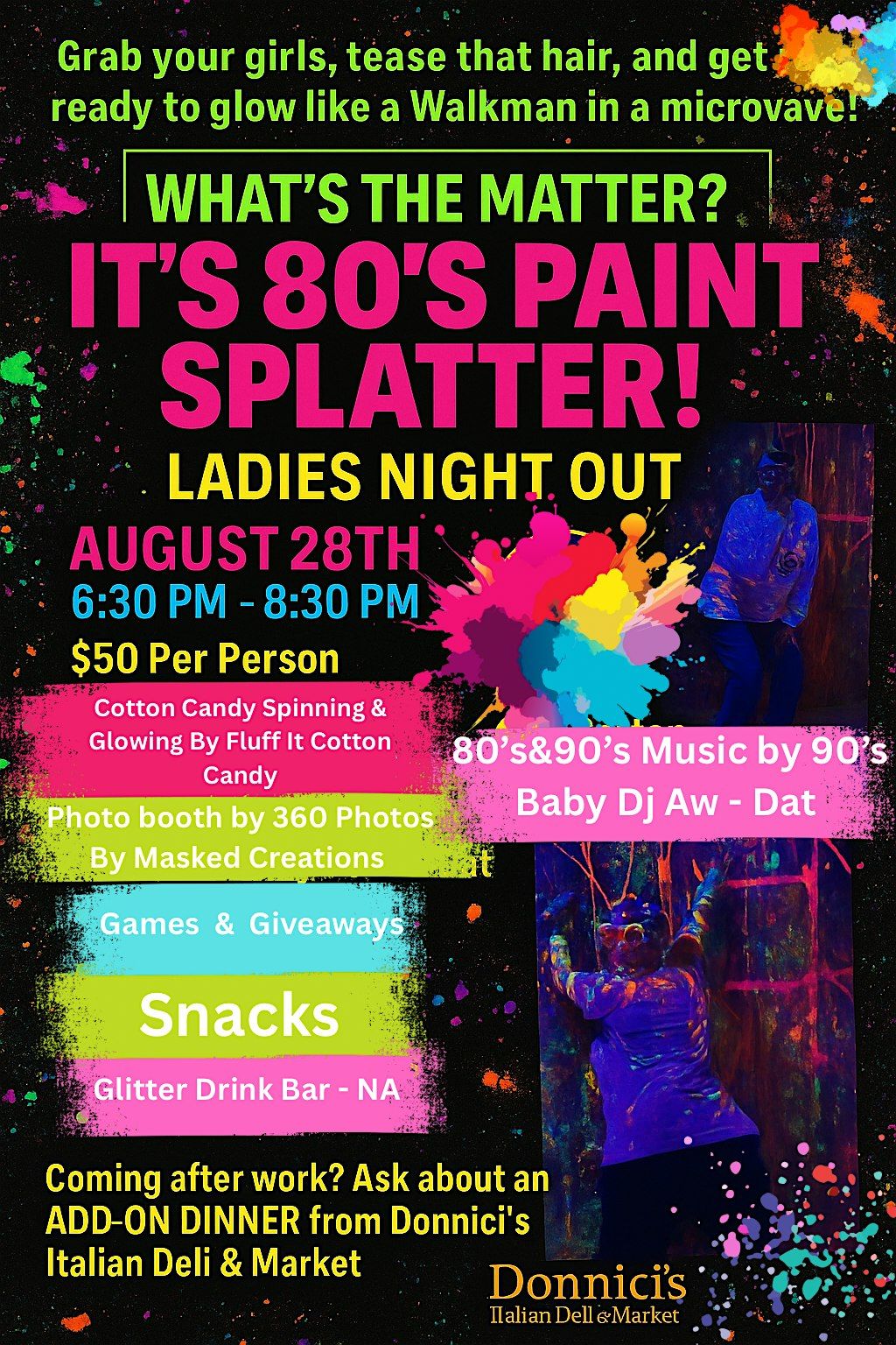 80\u2019s Theme Ladies Night Out