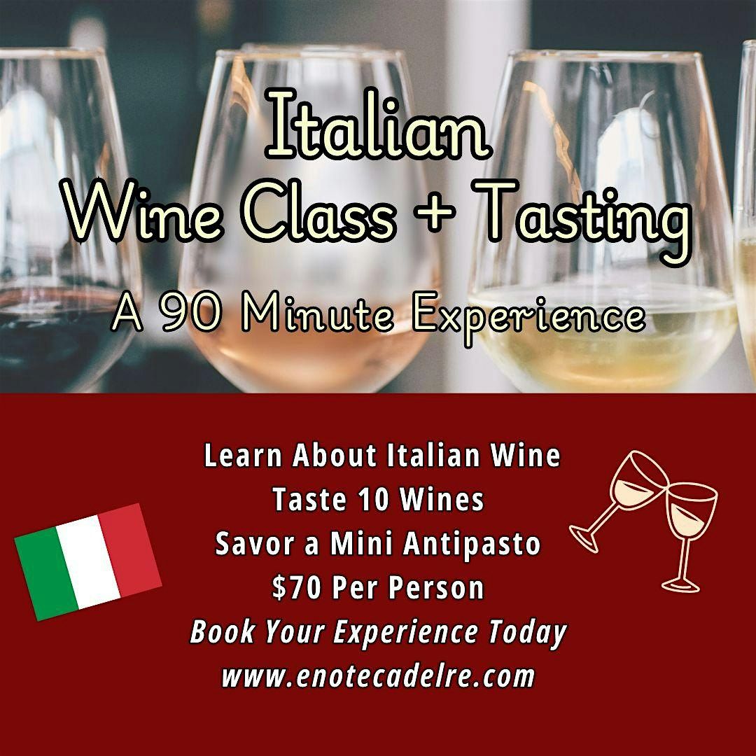 Italian Wine Class & Tasting