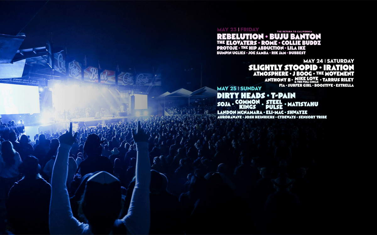 California Roots Music and Arts Festival - 3 Day Pass at Monterey Fairgrounds