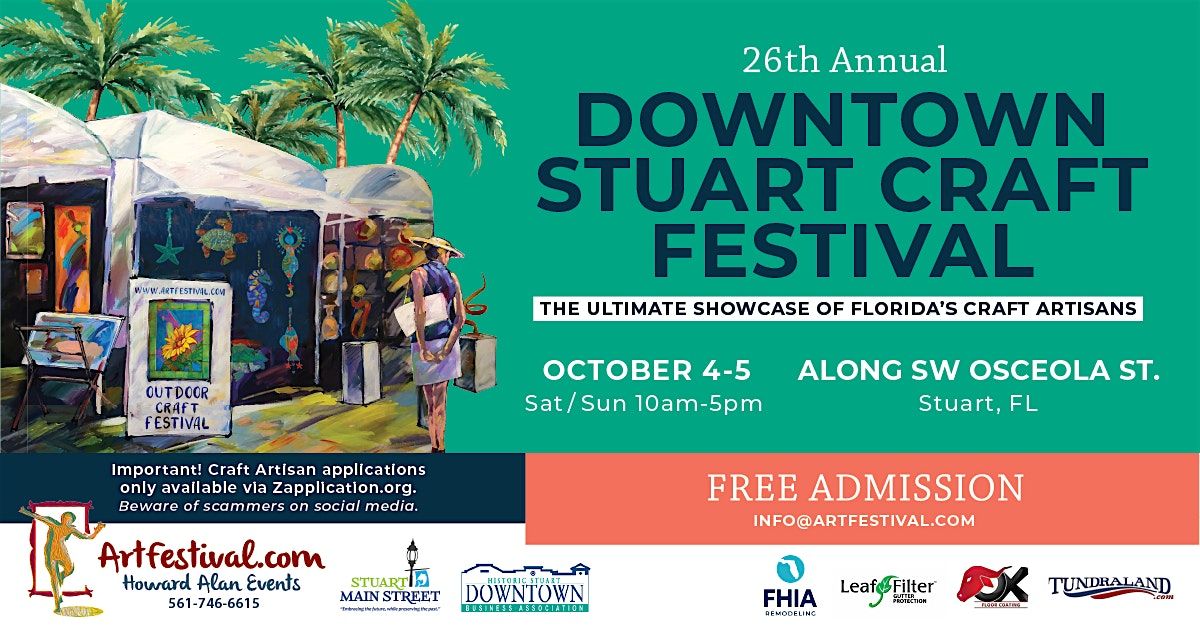 26th Annual Downtown Stuart Craft Festival
