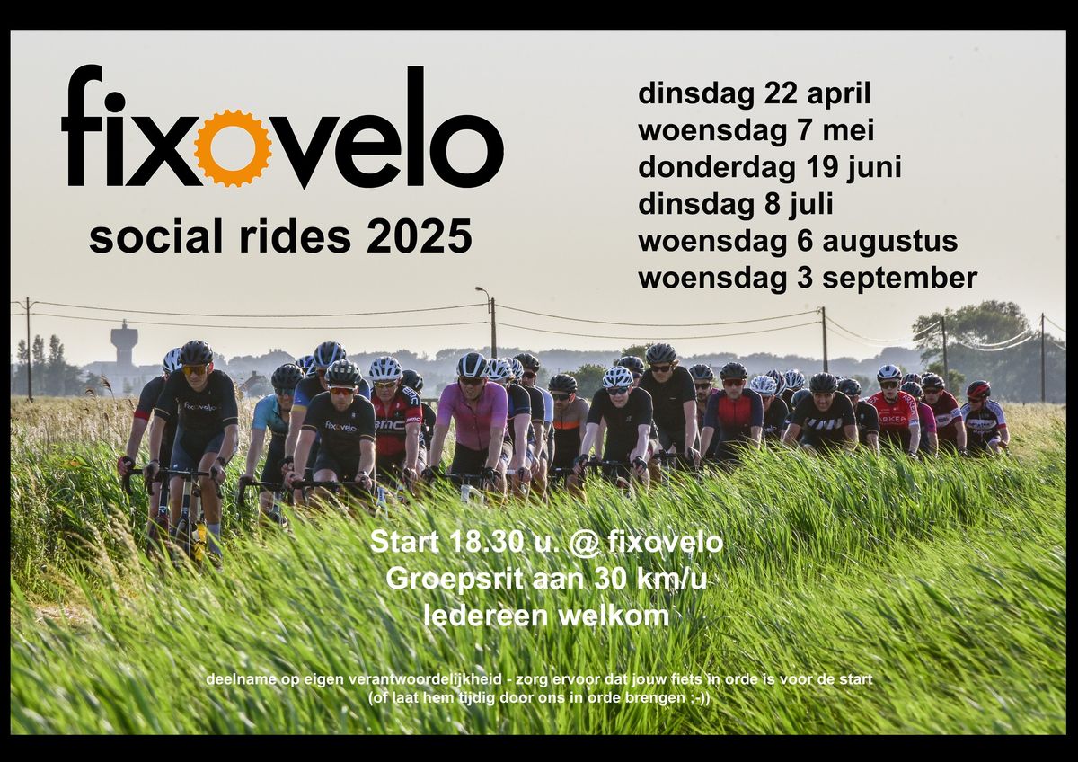 Fixovelo Social Ride april