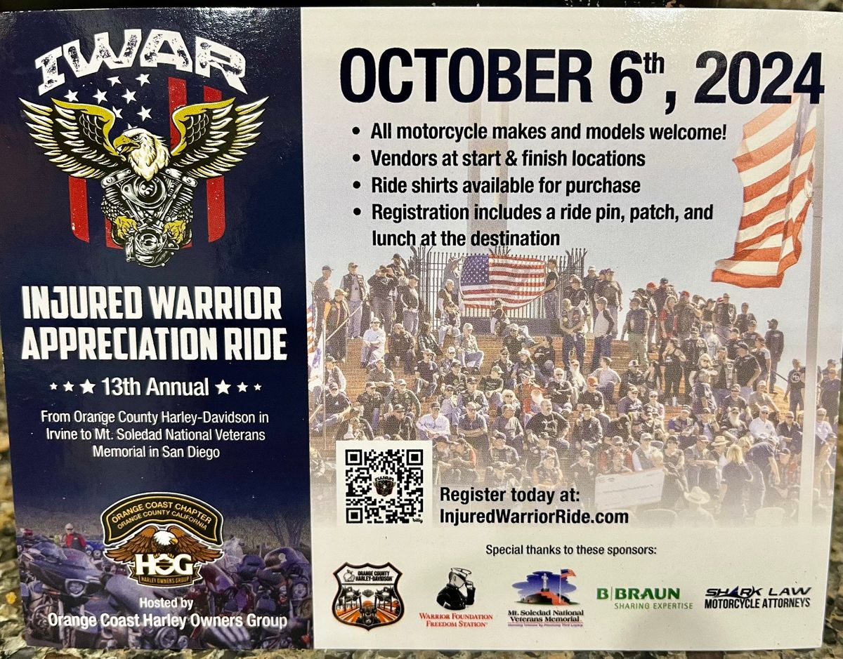 IWAR Ride Event