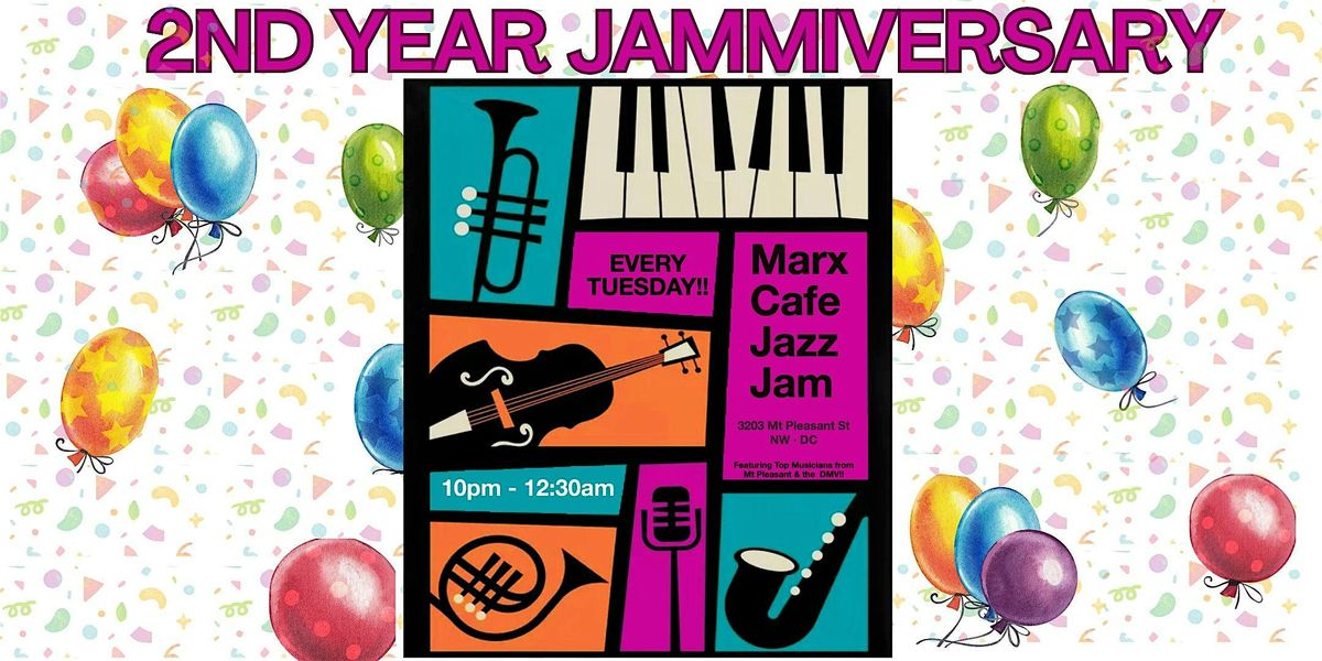 DCizzle Jams Tues Jazz Jammiversary @ Marx Cafe