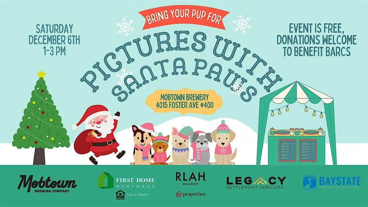 Pictures with Santa Paws