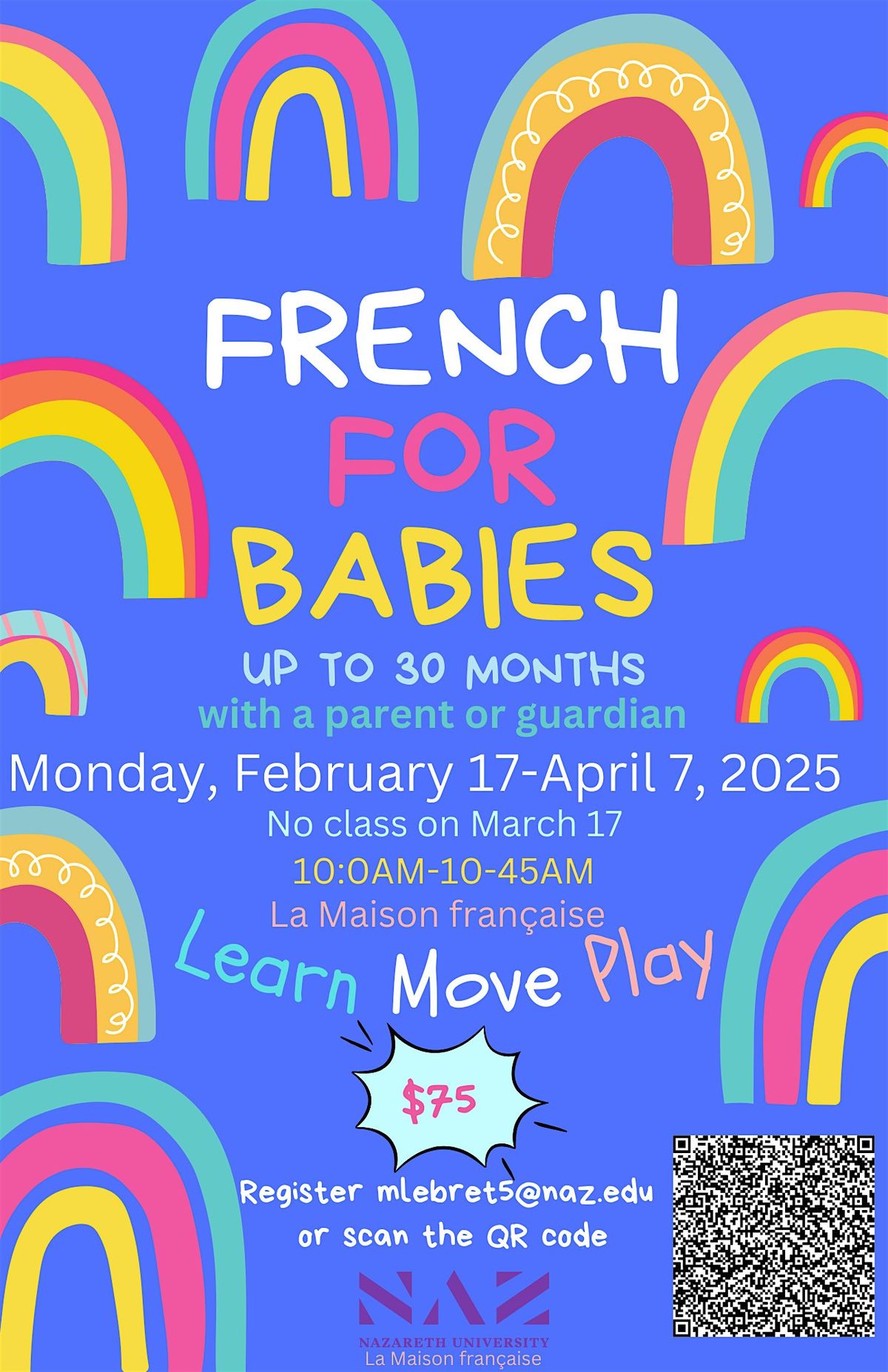 French for babies and tiny tots