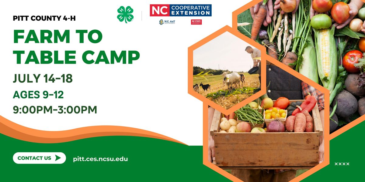 4-H Farm to Table Camp