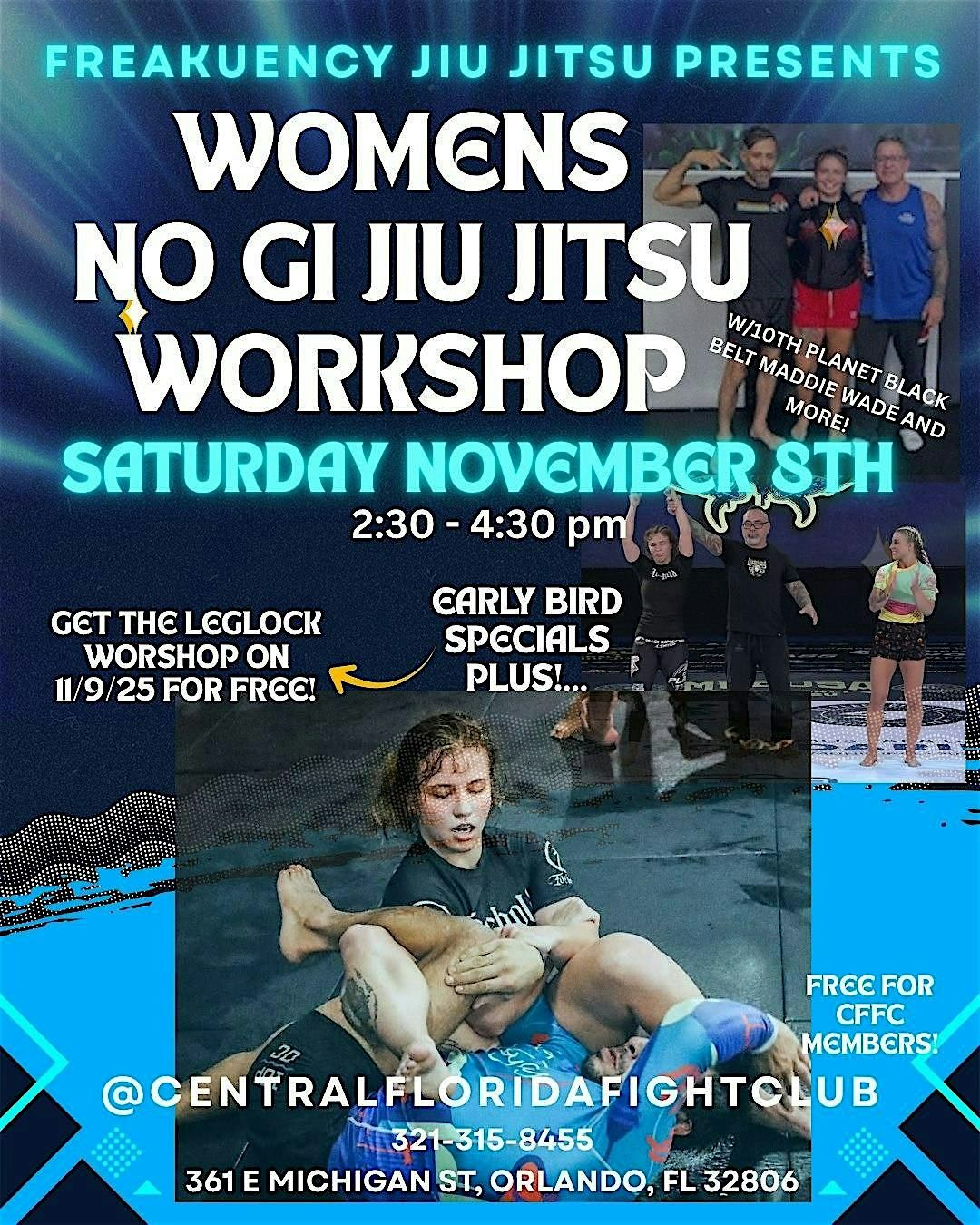 Women's No Gi Jiu Jitsu Workshop