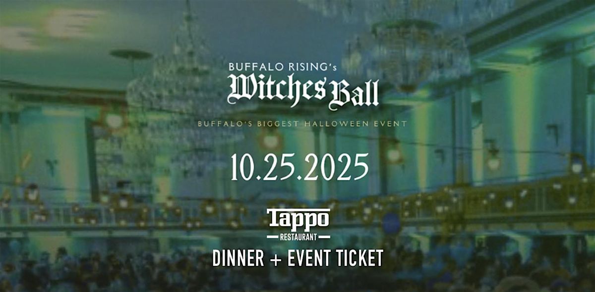 Witches Ball 2025 Ticket + Dinner at Tappo Restaurant