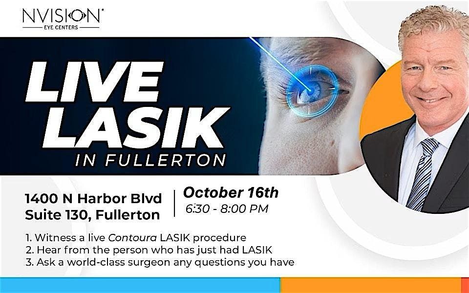 NVISION Fullerton Live LASIK with Dr. Franklin Lusby - Non-CE Event