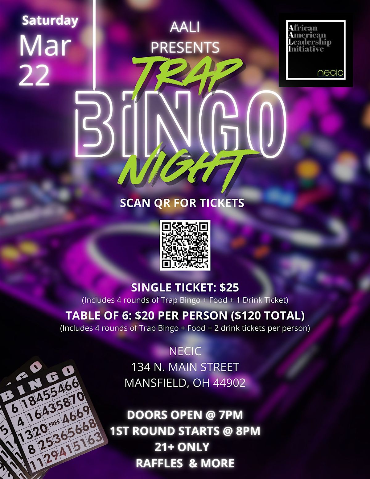 Trap  Bingo Night