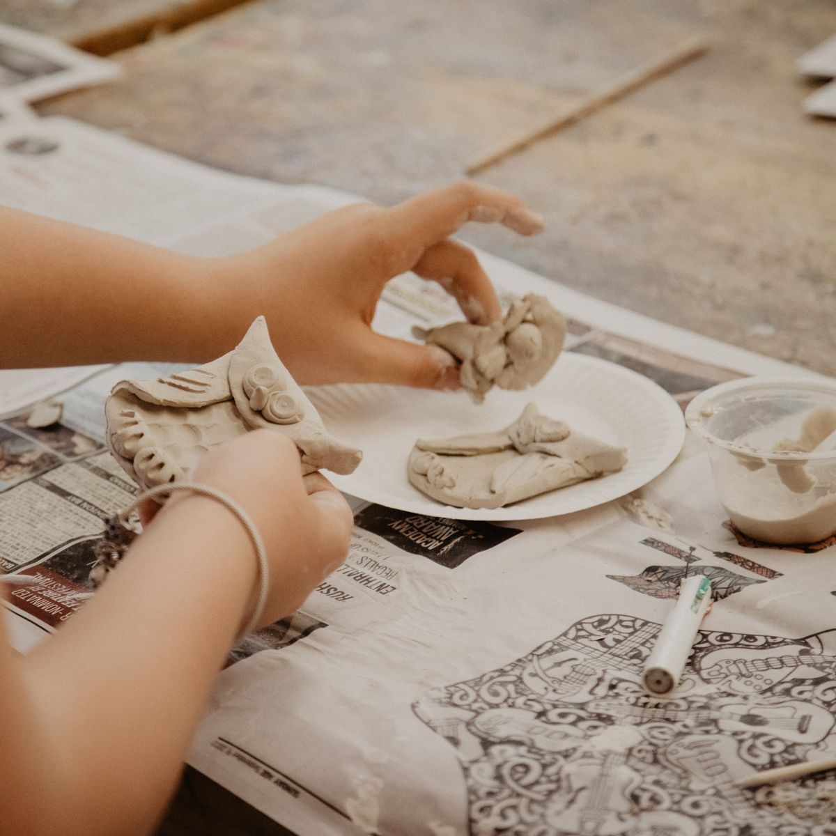 Kids Pottery - Hand Building Creations (School Holiday Workshop)