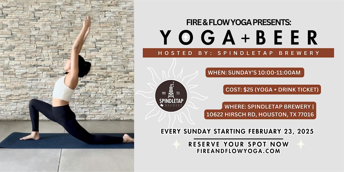 Yoga + Beer at SpindleTap Brewery