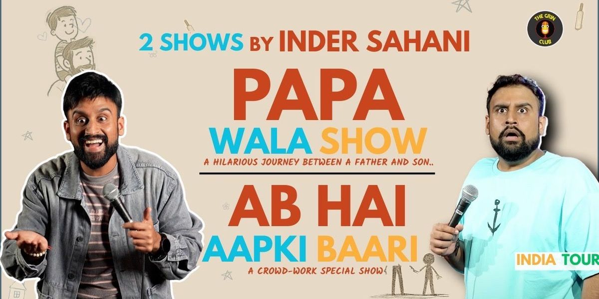 Inder Sahani - Live India Tour