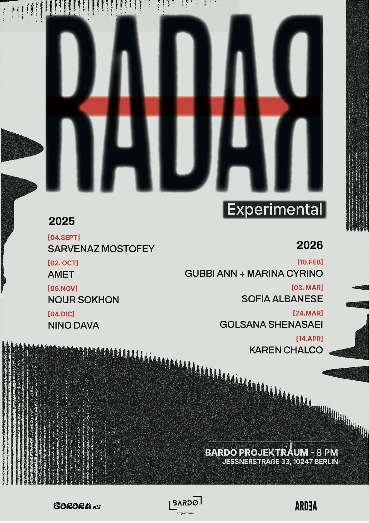 RADA\u042f: Experimental Session #1. Sarvenaz Mostofey