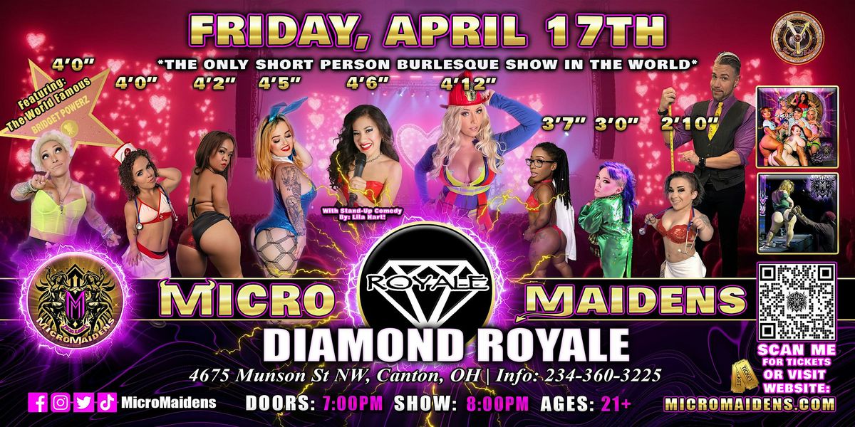 Canton, OH - Micro Maidens Dwarf Dancers @ Diamond Royale