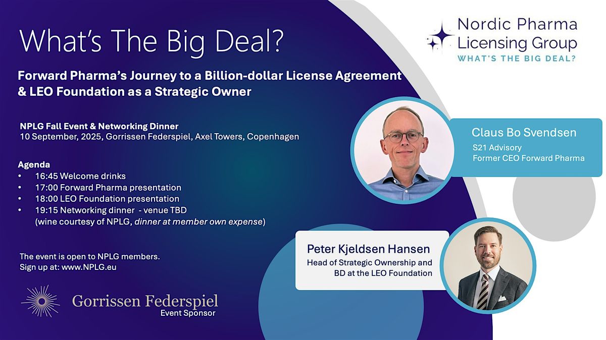 Forward Pharma\u2019s Journey & LEO Foundation as a Strategic Owner