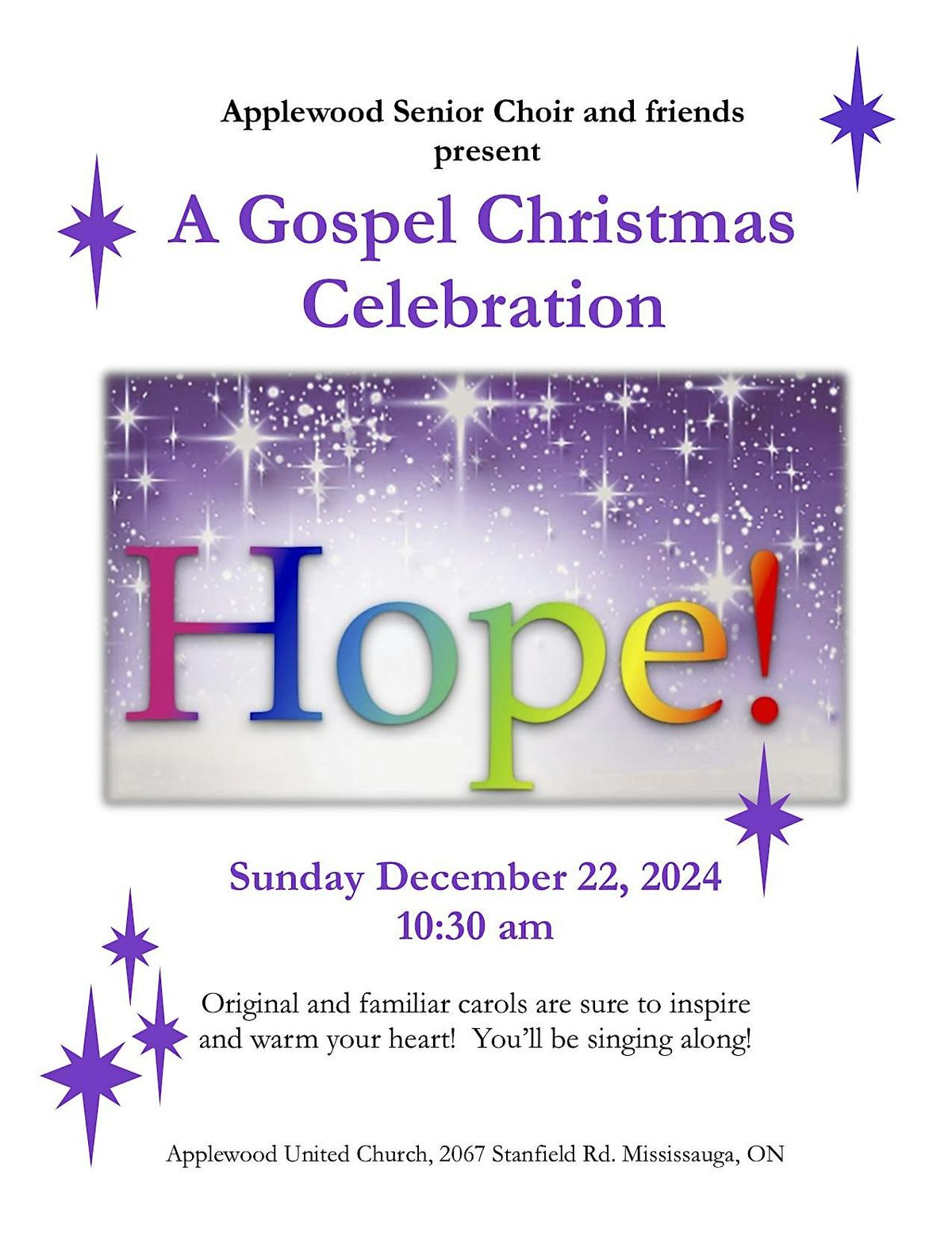 Hope! A  Gospel Christmas Celebration