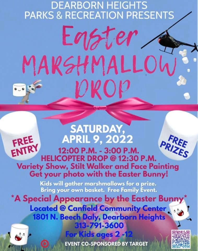 Easter Marshmallow Helicopter Drop, 1801 N Beech Daly Rd, Dearborn