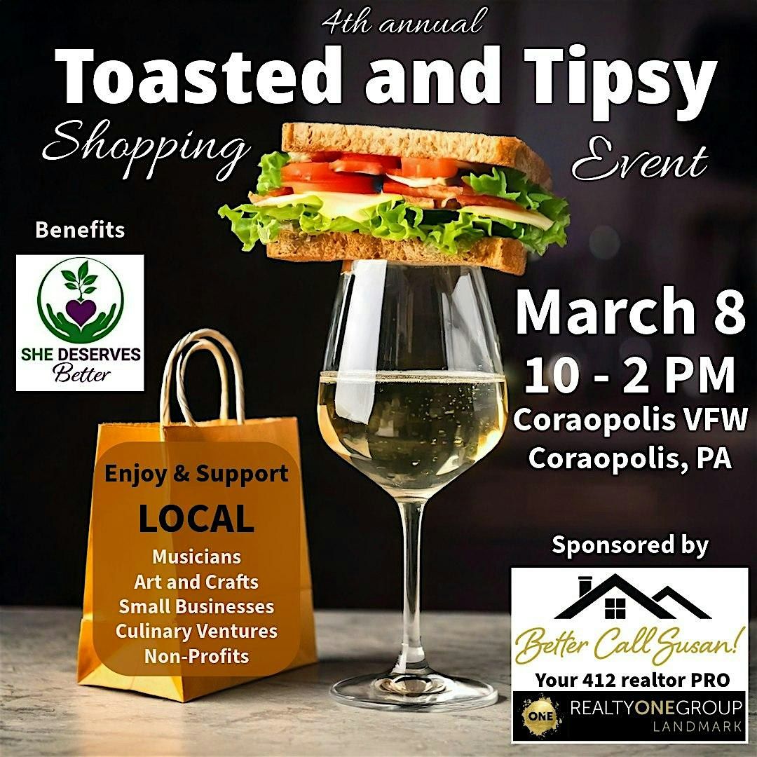 4th annual Toasted and Tipsy Holiday Shopping event