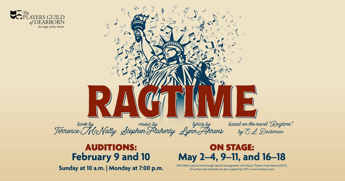 Auditions for RAGTIME