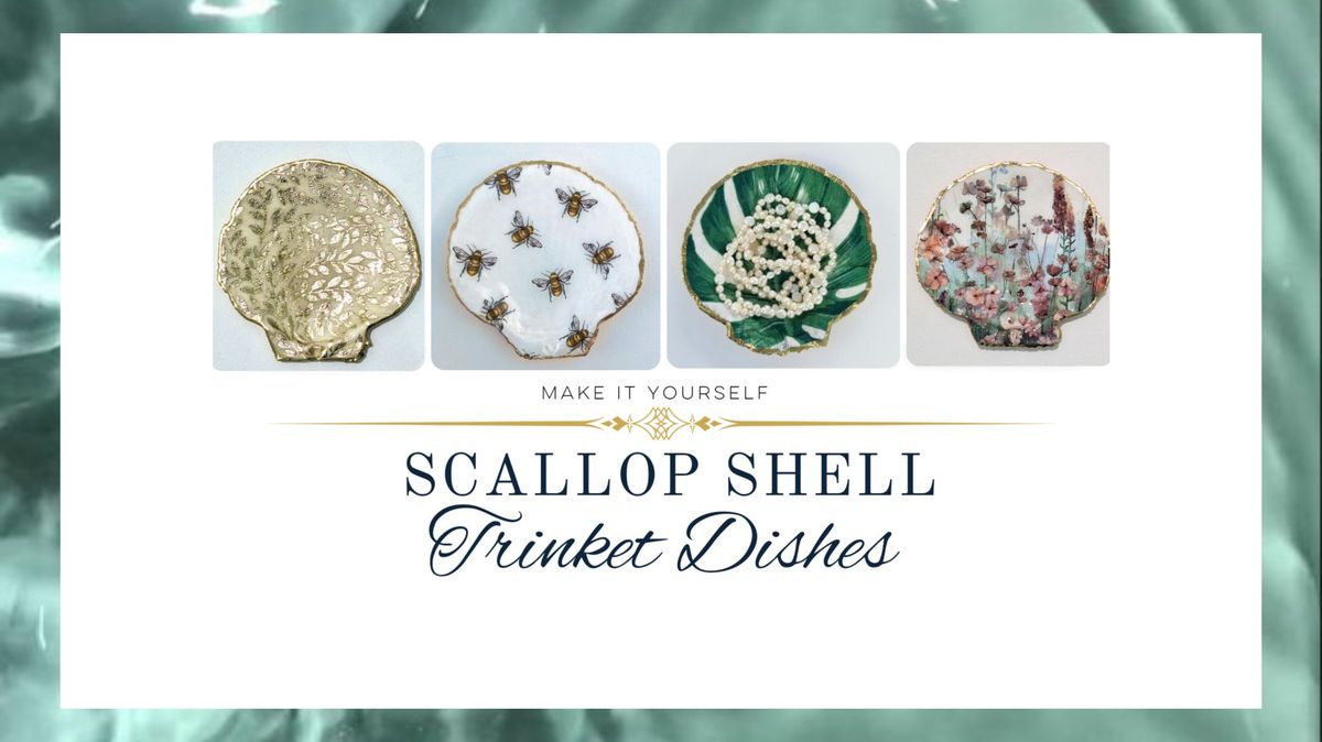 Scallop Shell Trinket Dishes