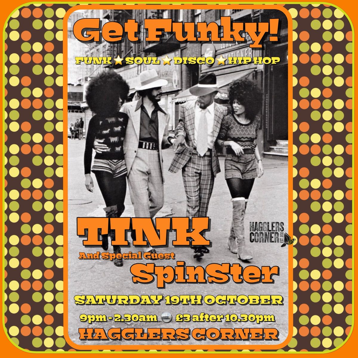 Get Funky! With DJ Tink & Special Guest SpinSter