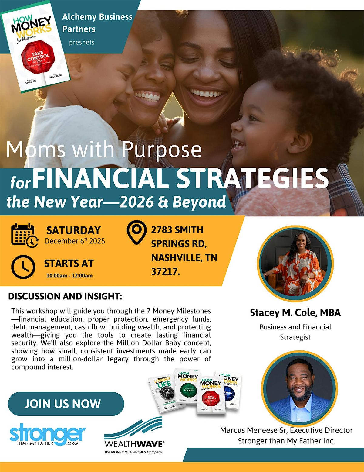 Moms with Purpose: Financial Empowerment Workshop