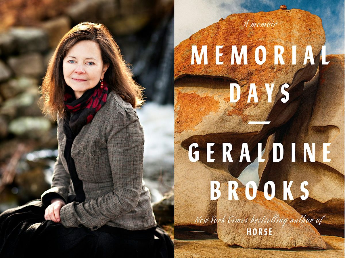 An Evening with Geraldine Brooks discussing Memorial Days