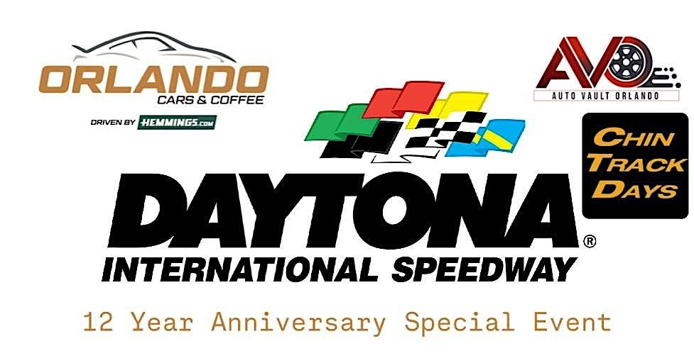 Cars and Coffee at Daytona Speedway with Chin Track Days