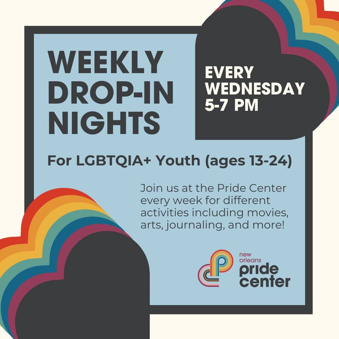 LGBTQIA+ Youth Weekly Drop-In Nights