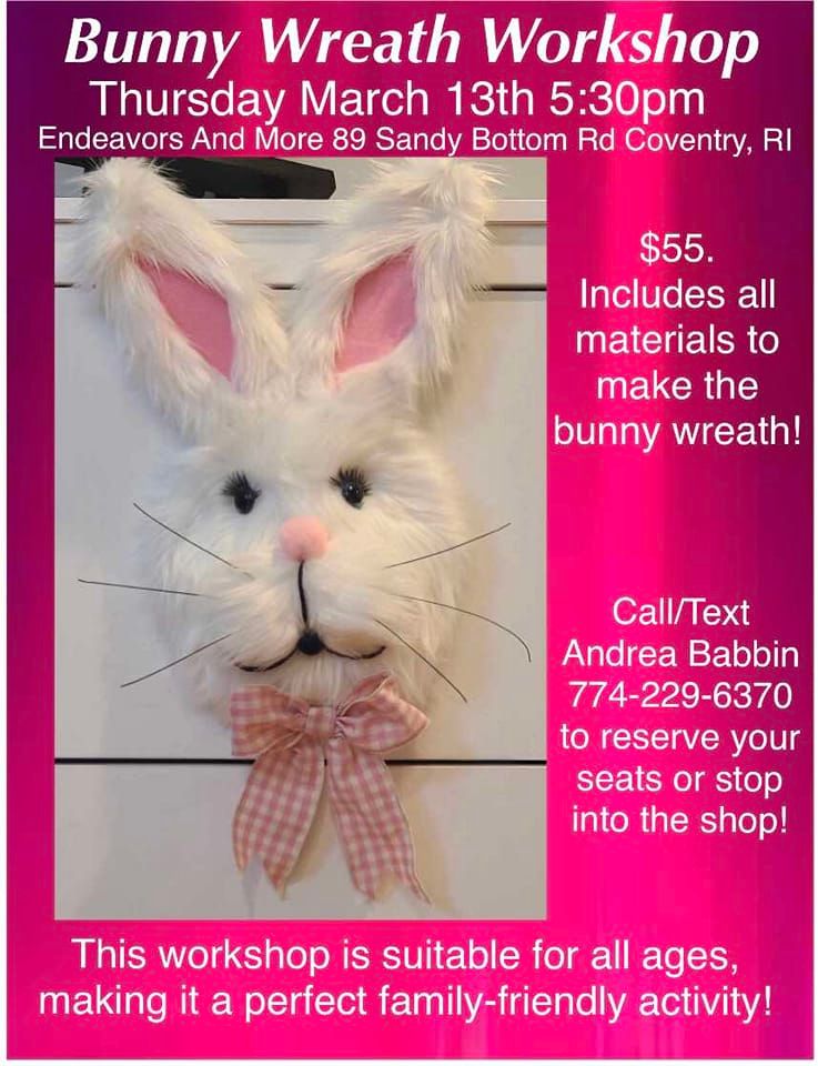 Bunny Wreath Workshop \ud83d\udc30