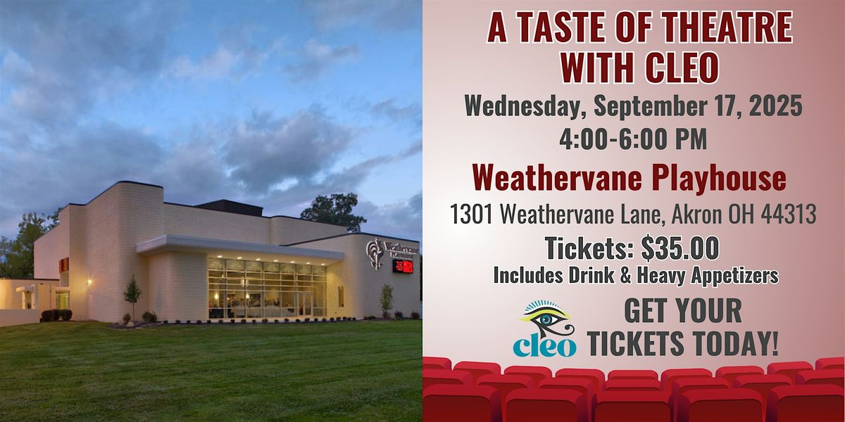 A Taste of Theatre with CLEO