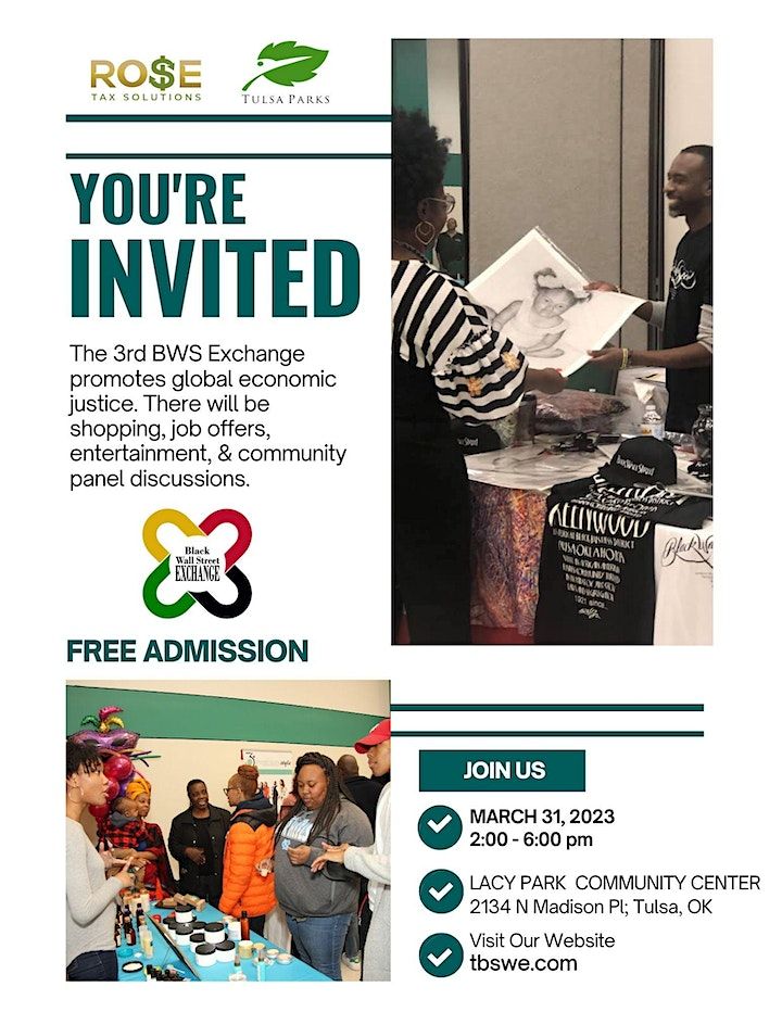 The Black Wall Street Exchange 2023, Lacy Park Community Center, Tulsa