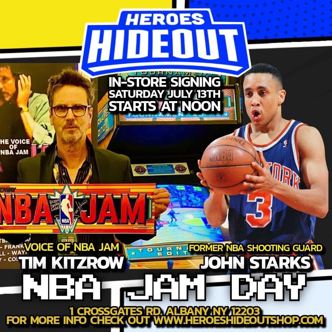 NBA Jam Day - John Starks & Tim Kitzrow