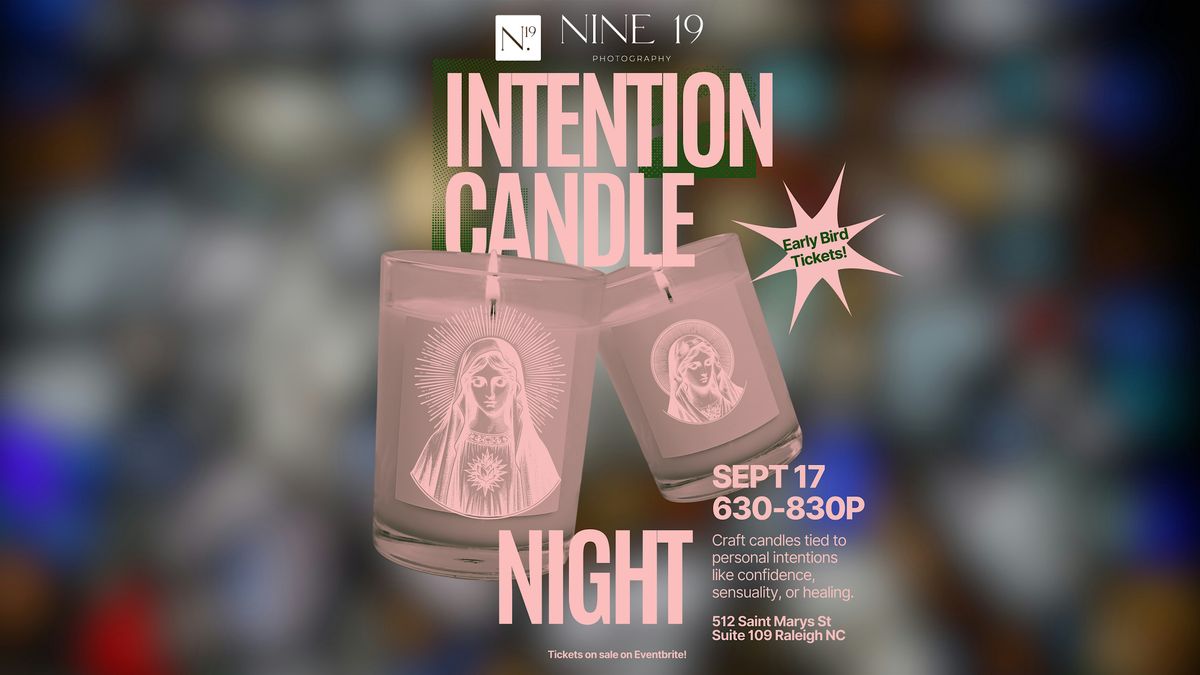 Build Your Own Intention Candle Night