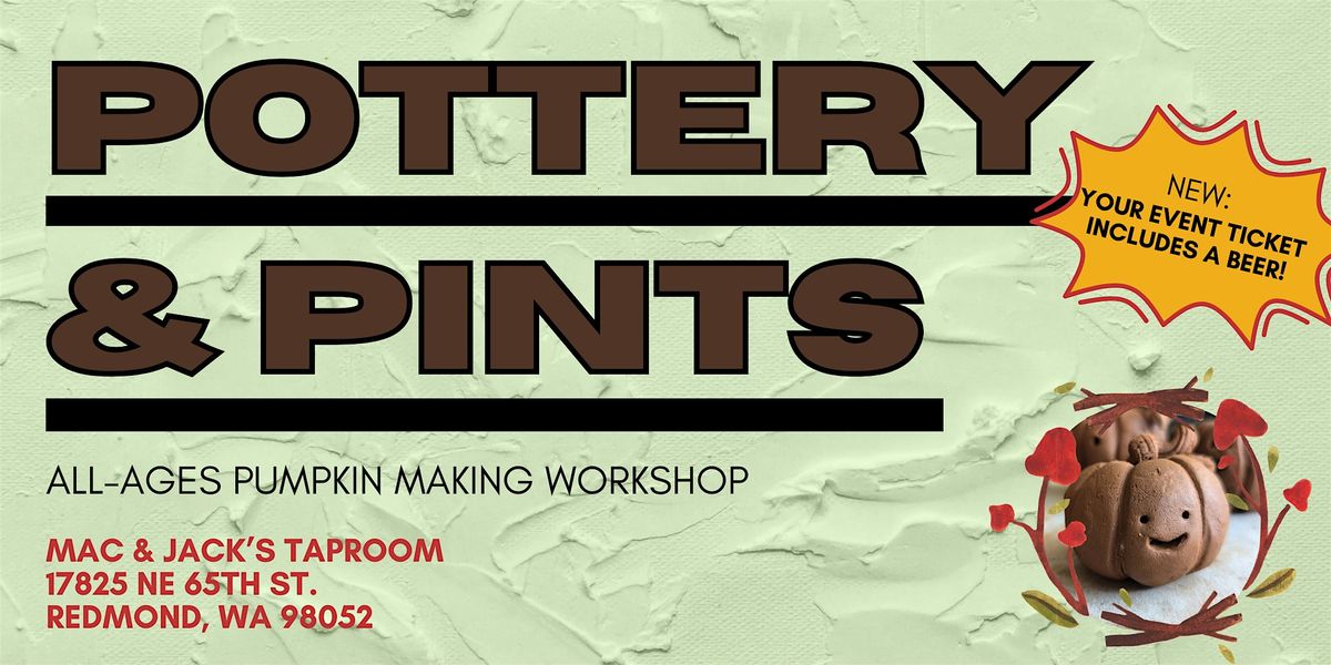 Pottery & Pints: Pumpkins @ Mac & Jack's