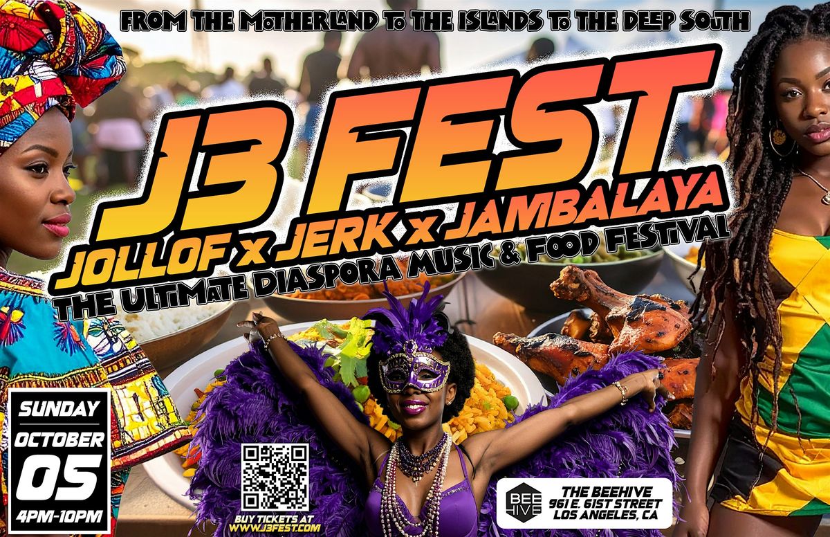 J3 Music & Food Festival:  Jollof- Jerk -Jambalaya